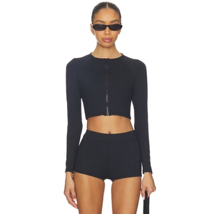 SWIM y2k辣妹风REVOLVE小众新款 MELANIE 黑色 抗晒衣 POST