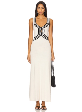 SOVERE SWELL 针织裙子中性色调REVOLVE小众新款