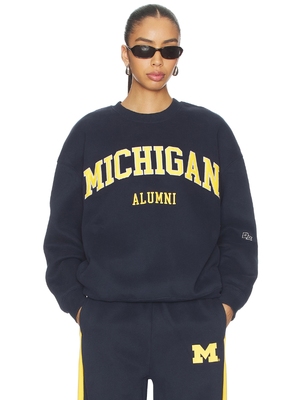 Hype and Vice MICHIGAN OFFSIDE 运动衫 revolve小众新款 藏青色