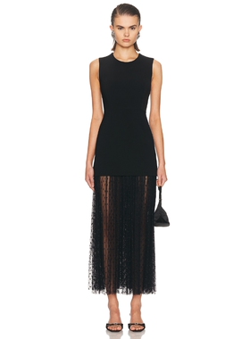 Alexis SIMONETE 裙子 revolve小众新款 黑色