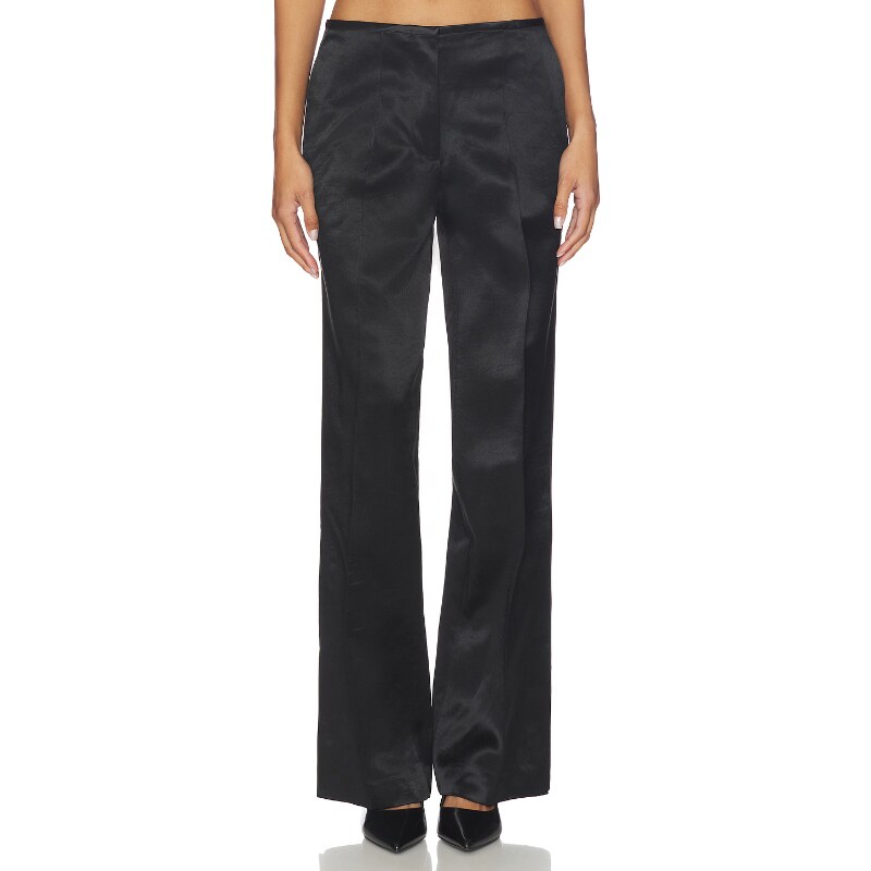 Helmut Lang Minimal Satin Pant 黑色REVOLVE小众新款