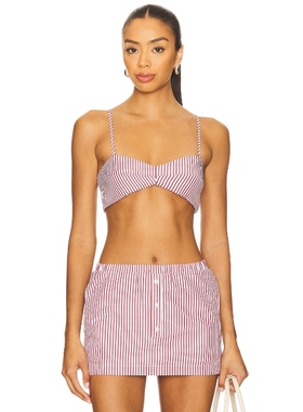 [冬季内搭]SNDYS ESTELLE 比基尼文胸上衣 红色REVOLVE小众新款