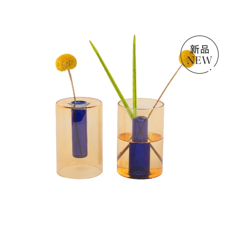 Block Design SMALL REVERSIBLE GLASS VASE 花瓶revolve时尚小众