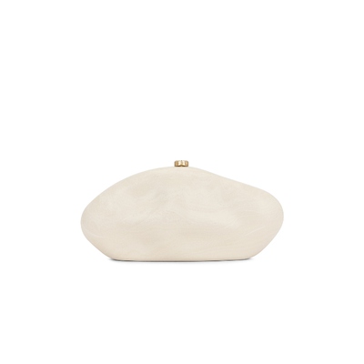 [春季新品]Cult Gaia THE CALDERA简约风奶油白手拿包REVOLVE