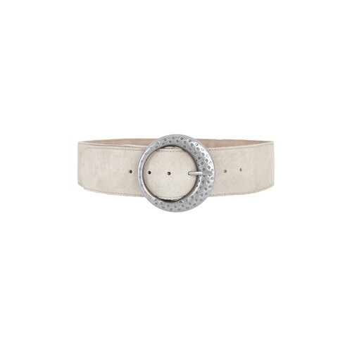 【美国直邮】Free People米白色腰带圆扣宽版通勤风腰饰REVOLVE