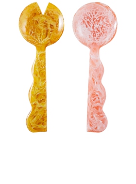 Jonathan Adler Mustique Ripple Serving Set 粉色REVOLVE小众新
