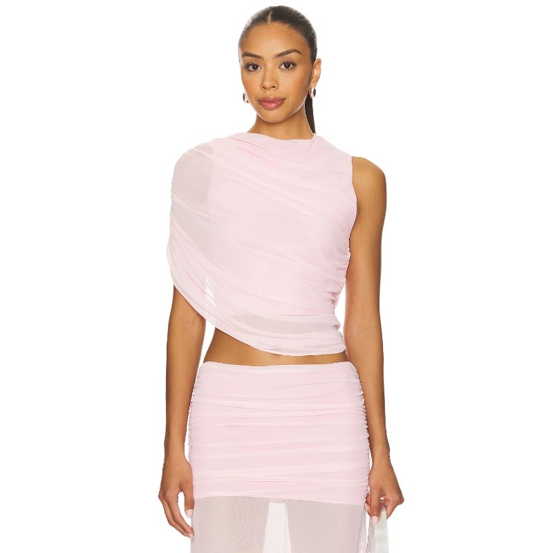 [冬季内搭]Amanda Uprichard LEO 上装粉色REVOLVE小众新款,女装/女士精品,T恤,淘宝优惠券,粉丝福利购,淘宝优惠卷