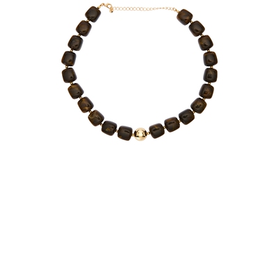 Epifene Chunky Brown Resin Beaded Necklace 26春夏新品 revolv
