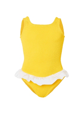 Hunza G DENISE 一件式泳衣 黄色REVOLVE小众新款