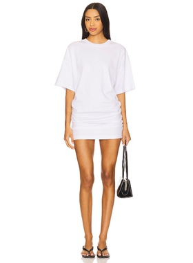 [春季新品]Enza Costa Curve Mini Dress 白色REVOLVE小众