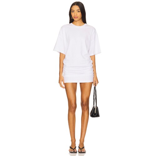 [春季新品]Enza Costa Curve Mini Dress 白色REVOLVE小众