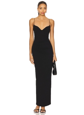 Nookie AFFINITY 长裙 黑色REVOLVE小众新款