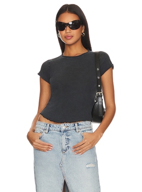 【海外直邮】Free People T恤短款短袖 REVOLVE休闲舒适针织上衣