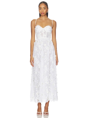 retrofete NOEMA 蕾丝裙 白色 性感礼服REVOLVE小众新款