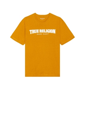 True Religion 真实信仰 夏季T恤 橘红色REVOLVE小众新款