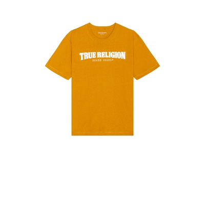 True Religion 真实信仰 夏季T恤 橘红色REVOLVE小众新款