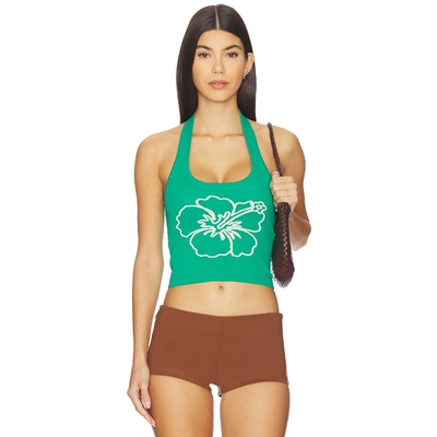 Kulani Kinis KNIT HALTER TANK 针织挂脖背心上revolve小众新款