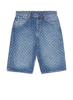 [冬季新品]Daily Paper MONOGRAM 短裤 蓝色REVOLVE小众