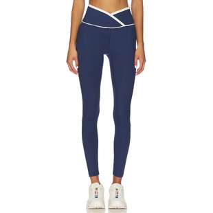 VERONICA OURS 打底裤 藏青色 休闲风REVOLVE小众新 YEAR 美式