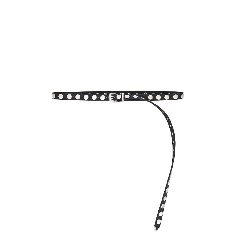 petit moments LONG STUDDED DISC 腰带 黑色REVOLVE小众新款