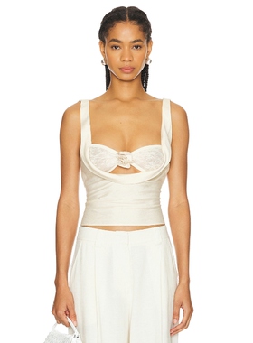 LIONESS DELILAH 上装 象牙白 REVOLVE小众新款