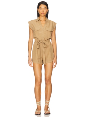 HEARTLOOM MORGANA 连衫裤 棕黄色 美式休闲风REVOLVE新款