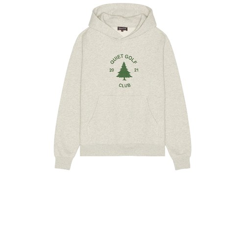 [冬季新品]Quiet Golf ARROWHEAD 连帽衫 淡灰色REVOLVE小众新款
