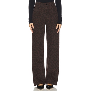 SHEA 直筒长裤 棕色 Rag 复古风REVOLVE小众新款 Bone 美式