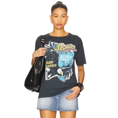 [冬季内搭]DAYDREAMER T恤黑色REVOLVE