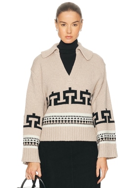 SIMKHAI O'REILLY 毛衣 棕色REVOLVE小众新款