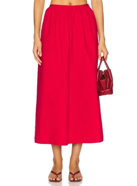 [冬季新品]Saudade CHARM 半身裙 红色REVOLVE小众