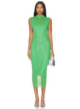 ALLSAINTS PATRICE 裙子绿色REVOLVE小众新款