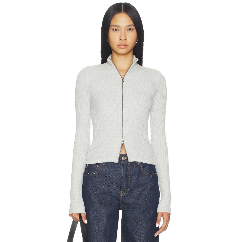 Citizens of Humanity ZIP 开衫 淡灰色REVOLVE小众新款