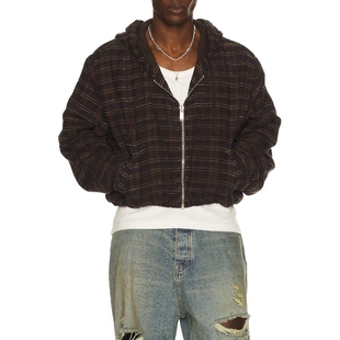 424 WRAPPED 连帽衫 棕色REVOLVE小众新款