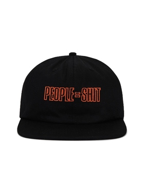 [冬季新品]Pleasures PEOPLE 后扣帽 黑色REVOLVE小众