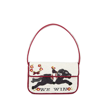 [冬季新品]Staud 复古风白色串珠手提包美式单肩包REVOLVE