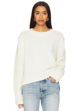 Rue Sophie ESTELLE 圆领毛衣 奶油色羊毛衫REVOLVE新款