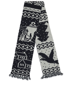 Beams Plus 围巾 黑色REVOLVE小众新款