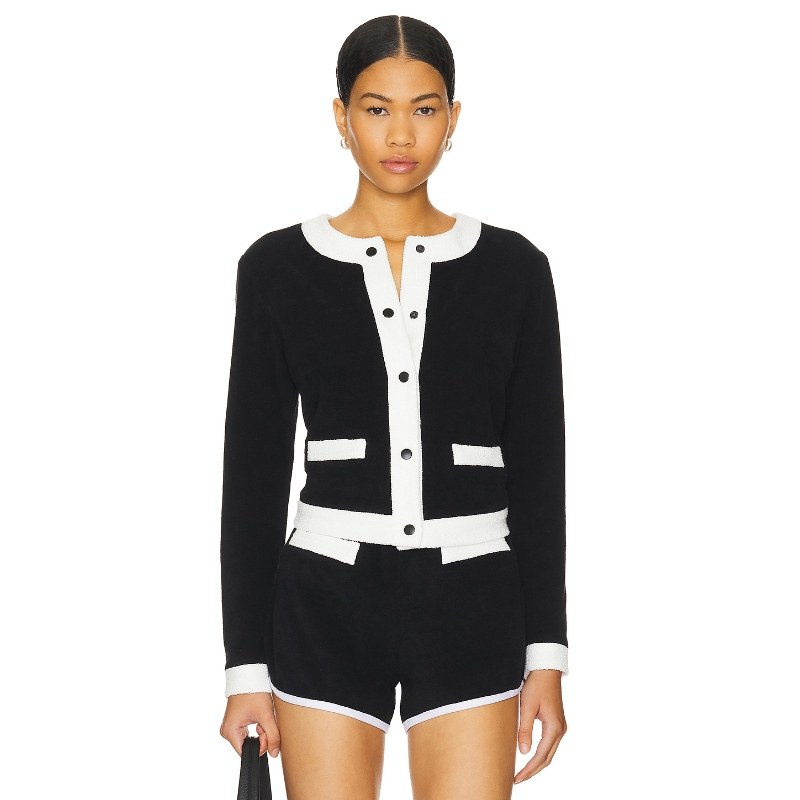 [冬季新品]Le Superbe 开衫 黑色 REVOLVE小众