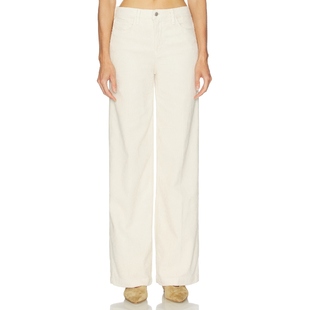 新品 AGENCE SCOTTIE 象牙白REVOLVE小众 阔腿 冬季