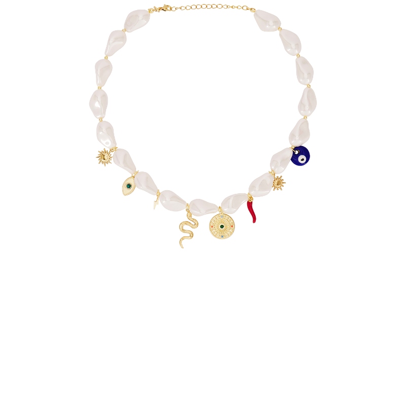 petit moments SPICY 饰物项链 象牙白REVOLVE小众新款