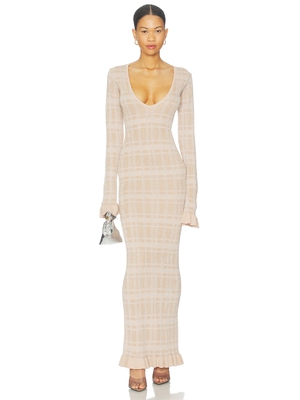 Bananhot ETHER 长裙 revolve小众新款 奶油色