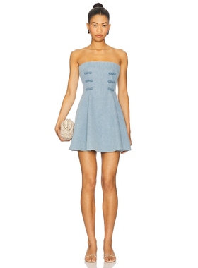 [冬季新品]SAU LEE TAI 裙子 蓝色REVOLVE小众