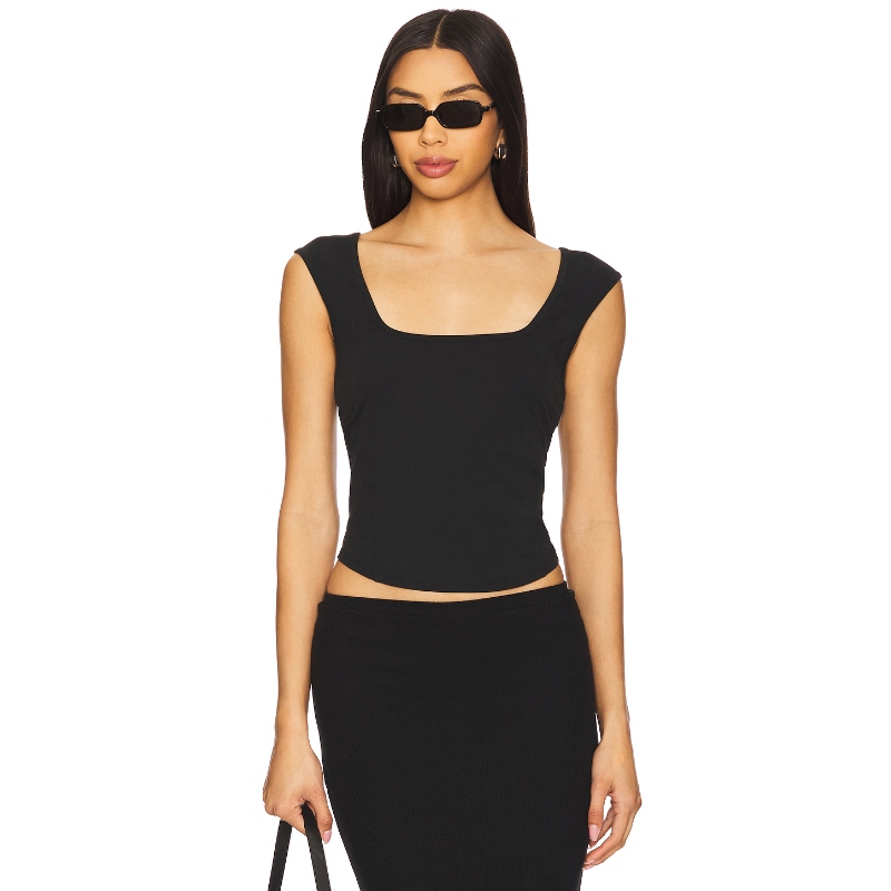 Nation LTD GEMI 上装 黑色 y2k辣妹风REVOLVE小众新款