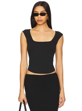 Nation LTD GEMI 上装 黑色 y2k辣妹风REVOLVE小众新款