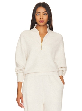 Varley 半拉链立领运动衫卫衣宽松休闲简约上衣REVOLVE小众新款