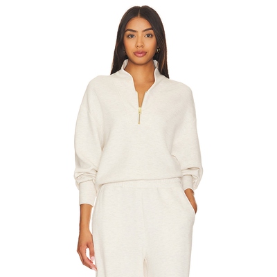 Varley 半拉链立领运动衫卫衣宽松休闲简约上衣REVOLVE小众新款