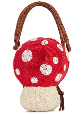 Staud SHROOM 包袋 红色REVOLVE小众新款