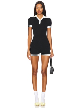 ALL THE WAYS DAVINA 连衫裤 黑色 美式休闲风REVOLVE小众新款