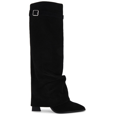 【海外直邮】Free People Felicity Foldover Boot 黑色 y2k